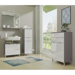Germania Mauresa Badmöbel-Set mit Beleuchtung 4-tlg.