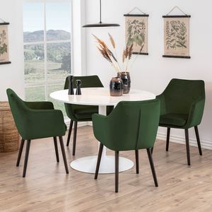 AC Design Nora Essgruppe 5-tlg. Tisch Ø110cm