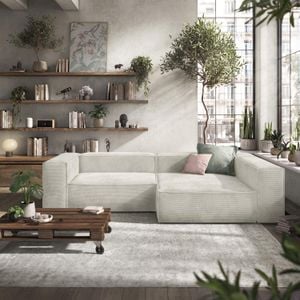 HOMELIV. Glennon Ecksofa Feincord