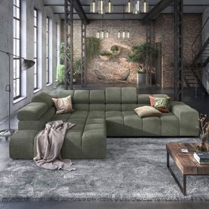 HOMELIV. Charlotta Ecksofa 319x215x82cm Feincord
