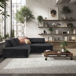 HOMELIV. Lennox Ecksofa Samt