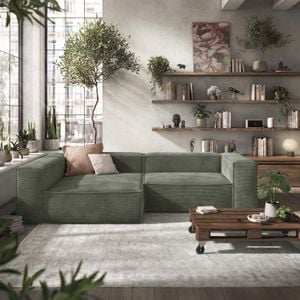 HOMELIV. Glennon Ecksofa Feincord
