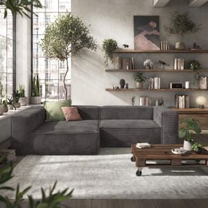 HOMELIV. Glennon Ecksofa Feincord
