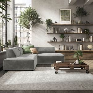 HOMELIV. Lennox Ecksofa Samt