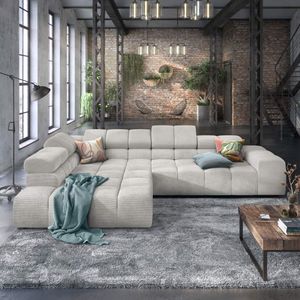 HOMELIV. Charlotta Ecksofa 319x215x82cm Feincord