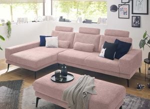 set one SO 3600 Ecksofa mit Hocker