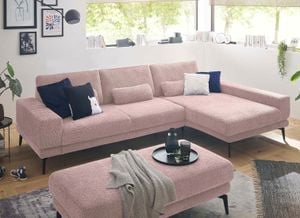 set one SO 3600 Ecksofa mit Hocker