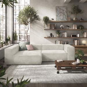 HOMELIV. Glennon Ecksofa Feincord