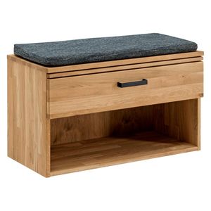 GRADEL Lido Garderobenbank 80x39x47cm