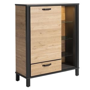 Habufa Sardinie Highboard mit Beleuchtung 115x42x138cm