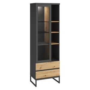 HMW Collection Enna Standregal mit Beleuchtung 60,2x40,3x187cm