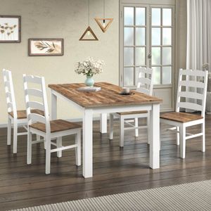 HOMELIV. Bahia Essgruppe 5-tlg. Tisch 180x90cm