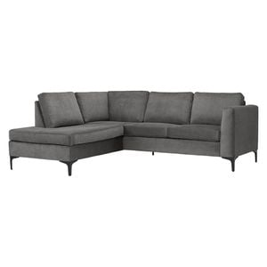 HOMELIV. Cedar Ecksofa Webstoff grob