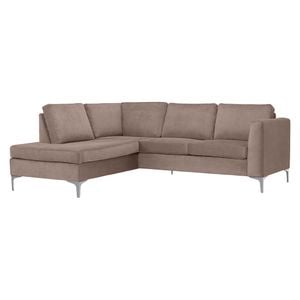 HOMELIV. Cedar Ecksofa Webstoff grob