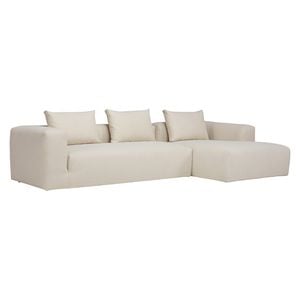 HOMELIV. Lime Ecksofa 303x157x64cm Bouclé