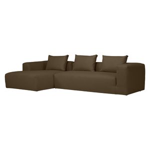 HOMELIV. Lime Ecksofa 303x157x64cm Samt