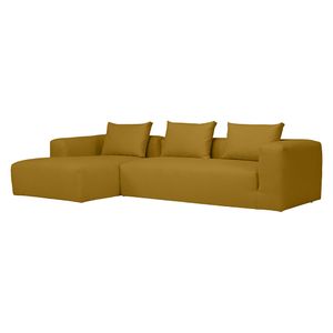 HOMELIV. Lime Ecksofa 303x157x64cm Samt