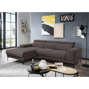 HOMELIV. Root Ecksofa 246x167x76cm mit Sitztiefenverstellung