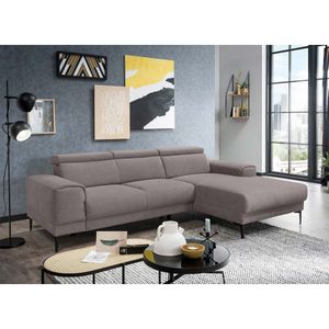 HOMELIV. Root Ecksofa 246x167x76cm mit Sitztiefenverstellung