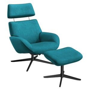 HOMELIV. Selma Plus Relaxsessel 72,5x87x100,8cm inkl. Hocker