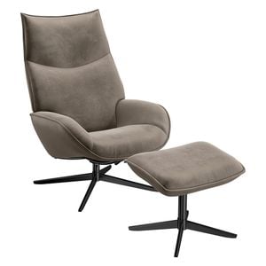 HOMELIV. Wilma Relaxsessel 72,5x87x100,8cm inkl. Hocker