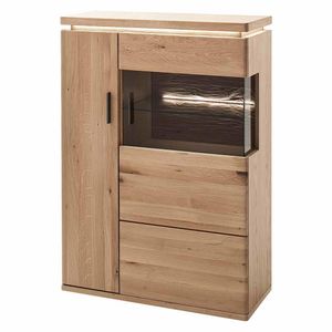 MCA Barcelona Highboard mit Beleuchtung 90x37x128cm