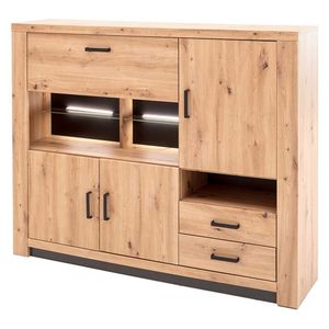 MCA Brüssel Highboard 160x37x128cm