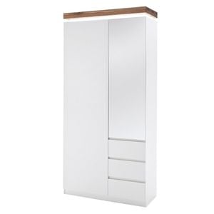 MCA Romina Garderobenschrank mit Beleuchtung 91x38x198cm