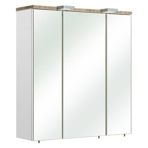 LED-Bel. mit Spiegelschrank 70x16x64,2cm Schildmeyer Waldgrün Kent