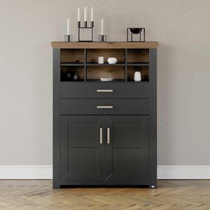 set one York Highboard 104,5x42,2x142,6cm