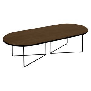 TEMAHOME Oval Couchtisch 136x60cm