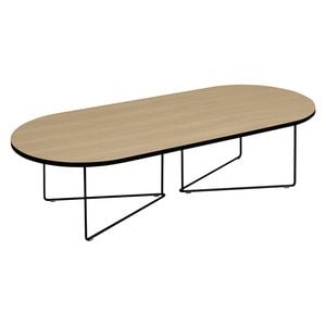 TEMAHOME Oval Couchtisch 136x60cm