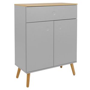 Tenzo Dot Sideboard 192x43x86cm Grau/Eiche