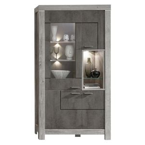 Wohnconcept Granada Vitrine mit Beleuchtung 100x42x200cm