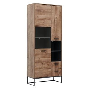 Wohnconcept Manhattan Vitrine 79x38x196cm