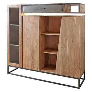 Wolf Möbel Stadium Highboard mit Beleuchtung 145x40x140cm