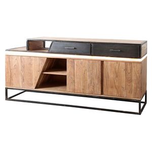 Wolf Möbel Stadium Sideboard mit Beleuchtung 175x40x85cm