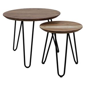 HSM Collection Swiss Edge Beistelltisch-Set 2-tlg.