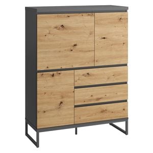 HMW Collection Enna Highboard 98,8x40,3x132,2cm