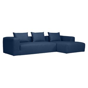 HOMELIV. Lime Ecksofa 303x157x64cm Samt
