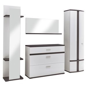 IDEAL WOHNEN Cabana Garderoben-Set mit Beleuchtung 4-tlg.