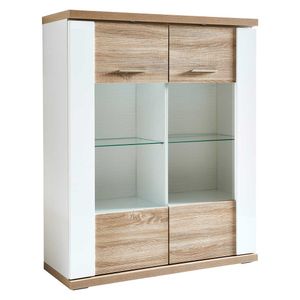 IDEAL WOHNEN Manhattan Vitrine mit Beleuchtung 105,1x41,6x130,6cm