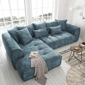 BlackRedWhite London Ecksofa 320x197x72cm