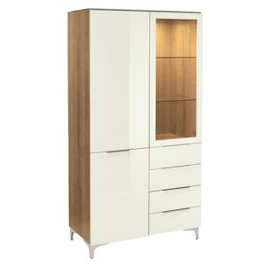 Maja Möbel Shino Vitrine mit Beleuchtung 90,1x46x173,8cm
