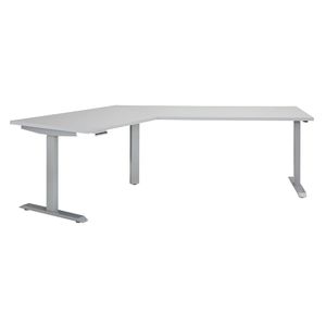Maja Möbel eDJUST Schreibtisch höhenverstellbar 120° Winkelkombination 248x157,8x72/120cm