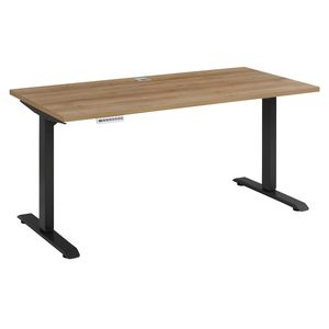 Maja Möbel eDJUST Schreibtisch höhenverstellbar 155x73x72/120cm