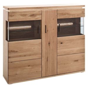 MCA Barcelona Highboard mit Beleuchtung 150x37x128cm