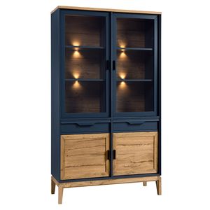 Wohnconcept Alberta Vitrine mit Beleuchtung 107x41x196cm