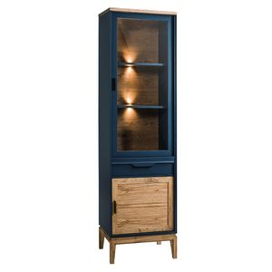 Wohnconcept Alberta Vitrine mit Beleuchtung 54x41x196cm