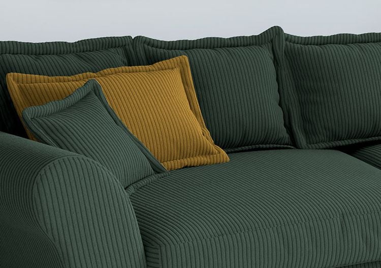 Sofa aus Cordstoff